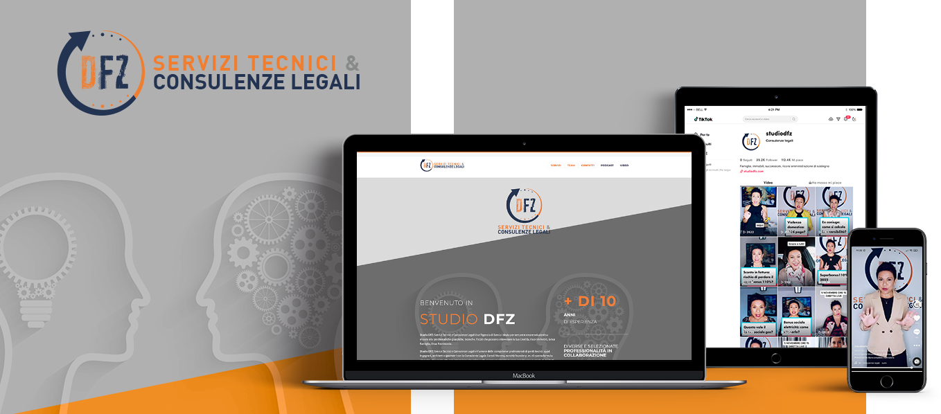 Serotonina è felice di collaborare con Studio DFZ per Brand Identiy, Web / UX